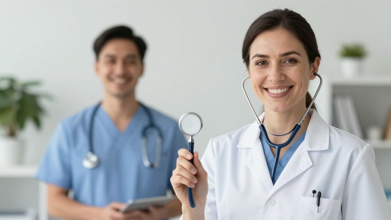 Medical assistant in Washington State clinic.
